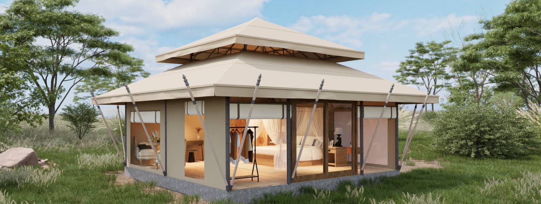 舒兰市户外野奢帐篷